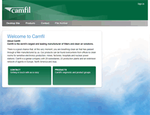 Tablet Screenshot of camfil.com