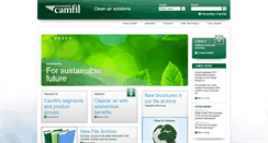 Desktop Screenshot of camfil.ae